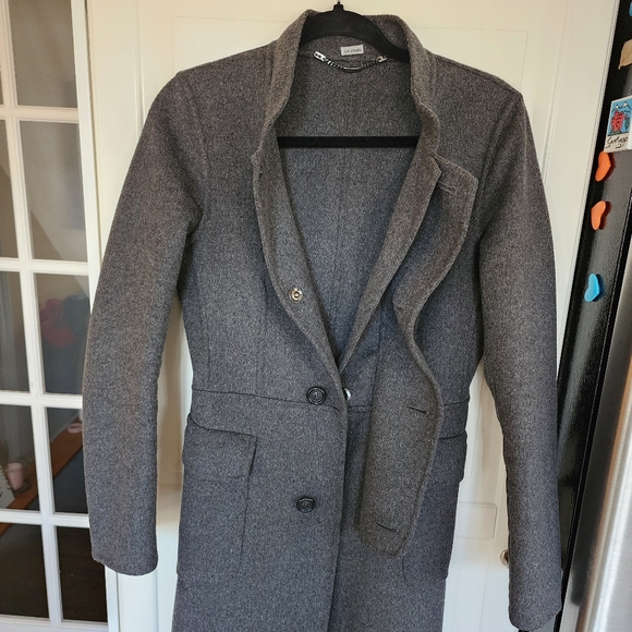 'SEVENTY' Charcoal gray coat - Picture 3 of 12